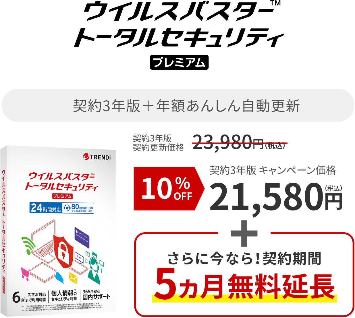 ウイルスバスター トータルセキュリティ プレミアム