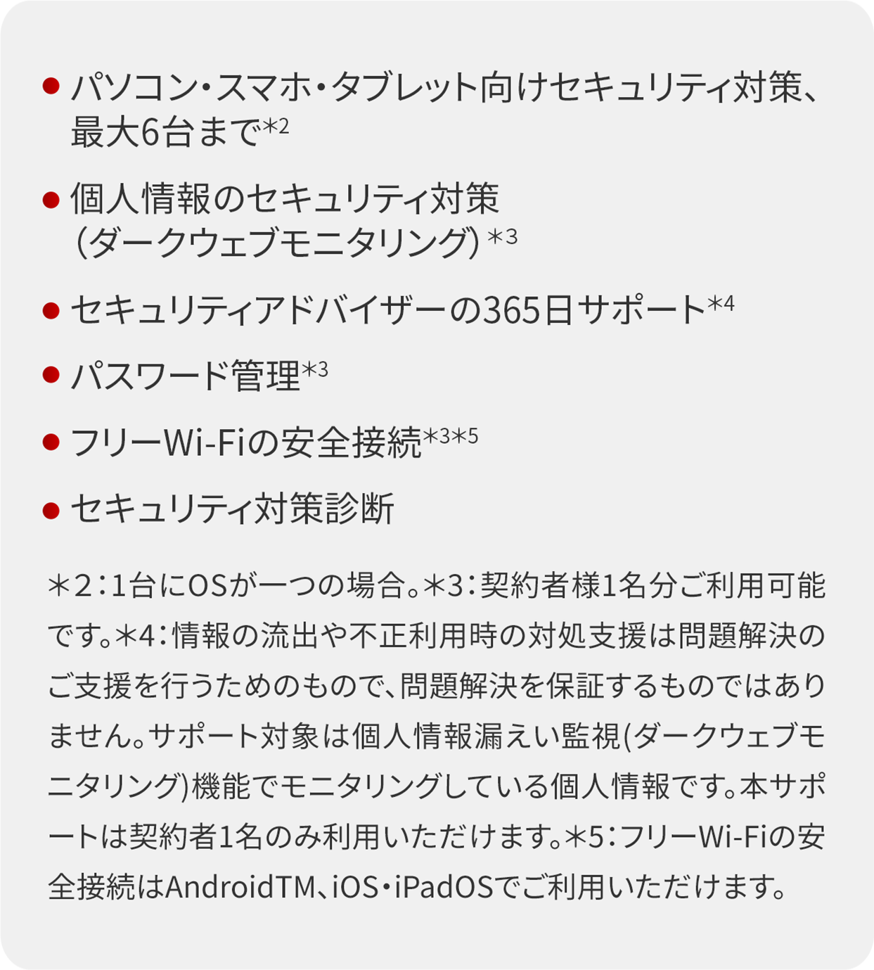 ウイルスバスター トータルセキュリティ スタンダード　機能詳細について